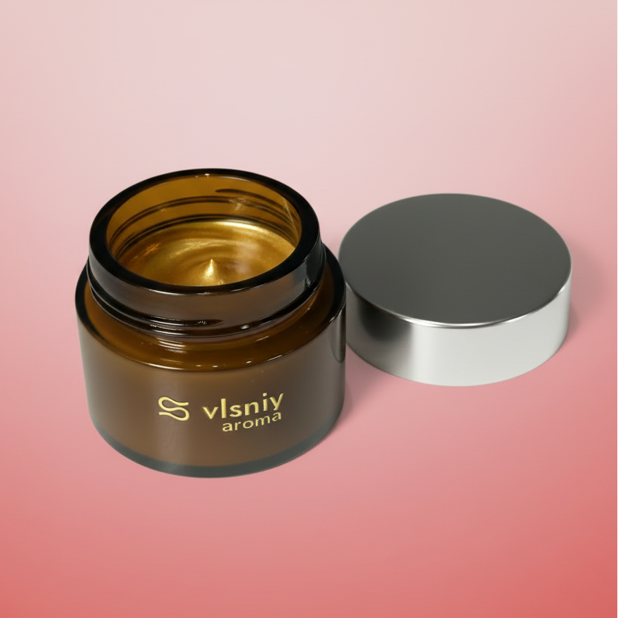 Соєва свічка «Situationship» міні, скляна, 80 г — вишня, червоне вино та амбра