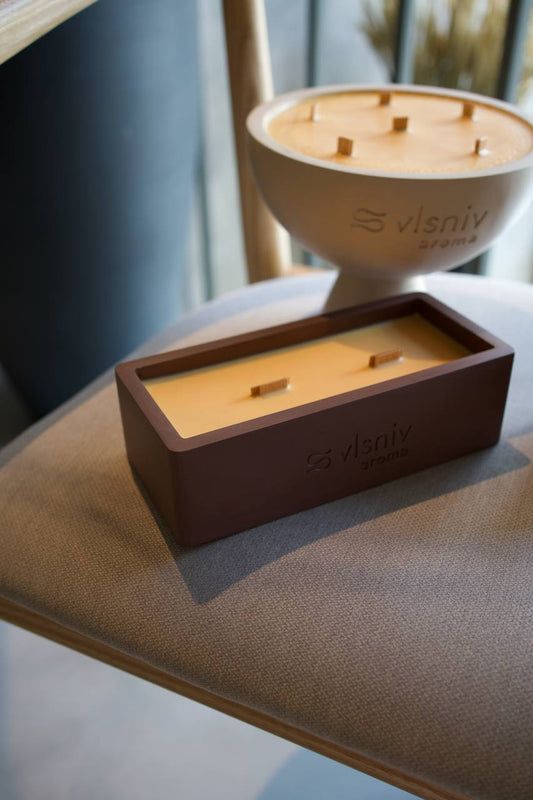 СВІЧКА СОЄВА «Каштан Києва» ВАННОЧКА, 320 Г