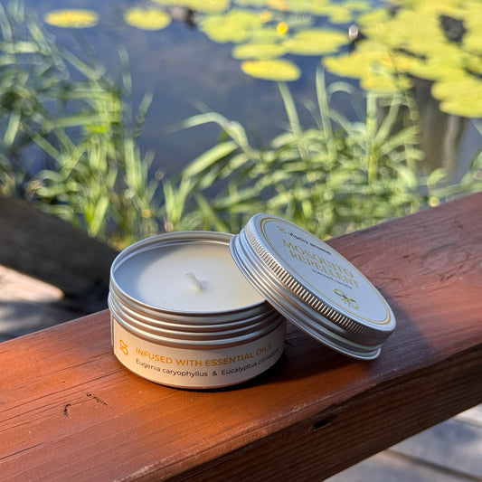 Свічка від комарів «Mosquito Repellent Travel», ароматична з натуральним репелентним ефектом, 80 г