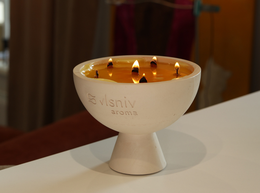 НАБІР СОЄВИХ СВІЧОК "ДВІ ЧАШІ"