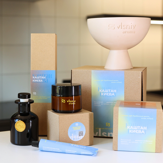 Рефіл для аромадифузора «Каштан Києва», 200 мл — каштан, дуб та бурбонська ваніль