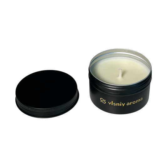 СВІЧКА СОЄВА «Побачення із собою», МІНІ ЧОРНА, 80 Г