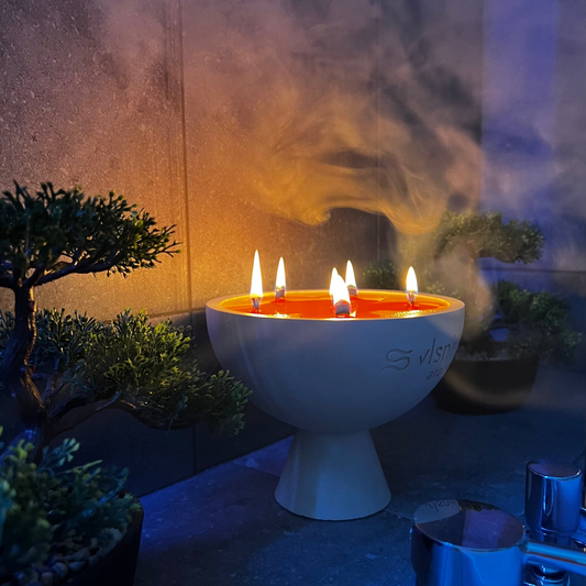 Соєва свічка «Каштан Києва» чаша, 520 г — каштан, дуб та бурбонська ваніль