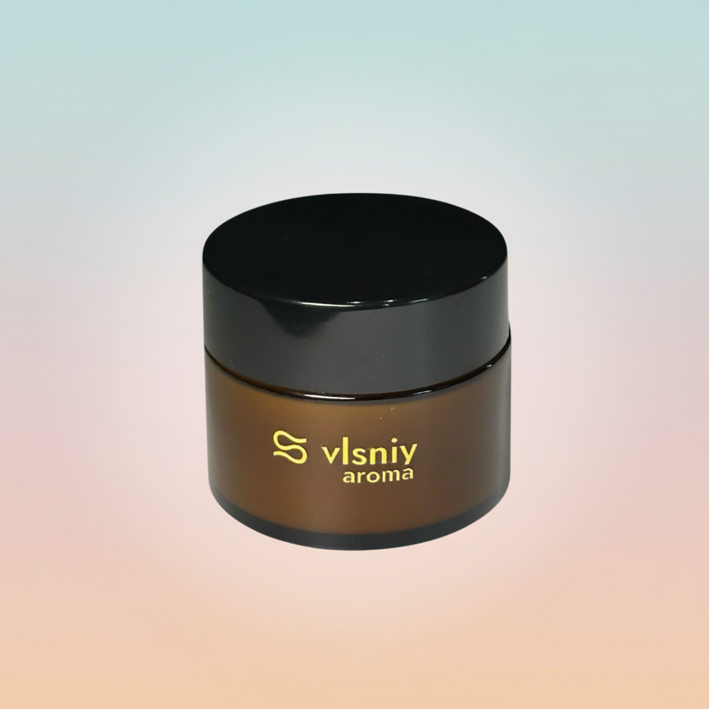 Соєва свічка «Без зобов'язань» міні, скляна, 80 г — виноград, карамель та пачулі