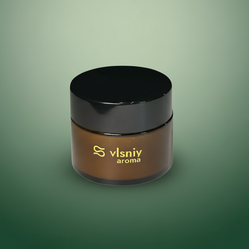 Соєва свічка «Ретрит у Карпатах» міні, скляна, 80 г — кедр, ялиця та мох