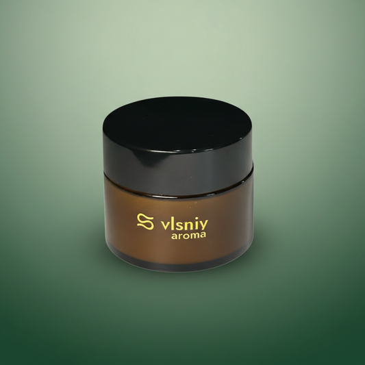 Соєва свічка «Ретрит у Карпатах» міні, скляна, 80 г — кедр, ялиця та мох