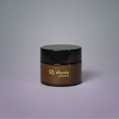 Соєва свічка «Nectar Noir» міні, скляна, 80 г — сандал, шафран та чорна слива Vlsniy.aroma