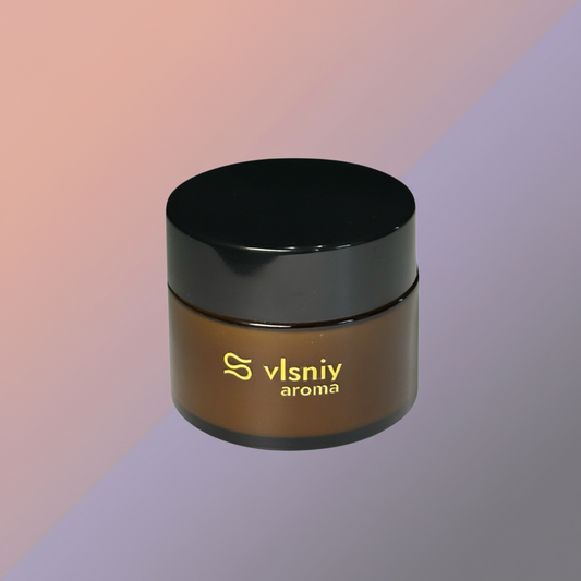 Соєва свічка «Без тривоги» міні, скляна, 80 г — аромат мирри та уду