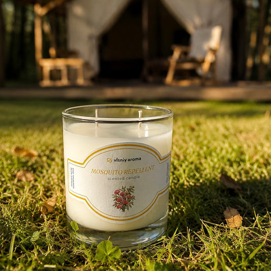 Свічка від комарів «Mosquito Repellent», ароматична з натуральним репелентним ефектом, 200 г