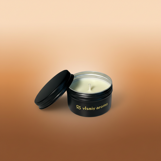 Свічка «Vanilla Tobacco», міні, металева, 80 г