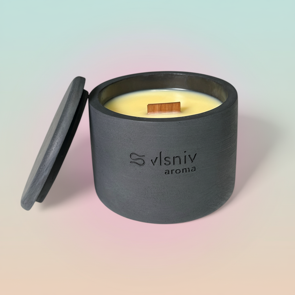 Соєва свічка «Без зобов'язань» циліндр, 220 г — солодкий аромат для вільних вечорів