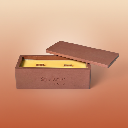 Соєва свічка «Bellini, please» ванночка, 320 г — персик, жасмин та боби тонка