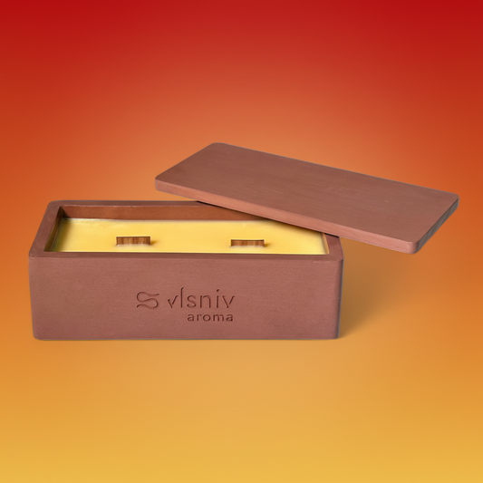 Соєва свічка «FWB» ванночка, 320 г — пряна груша, бренді та кориця