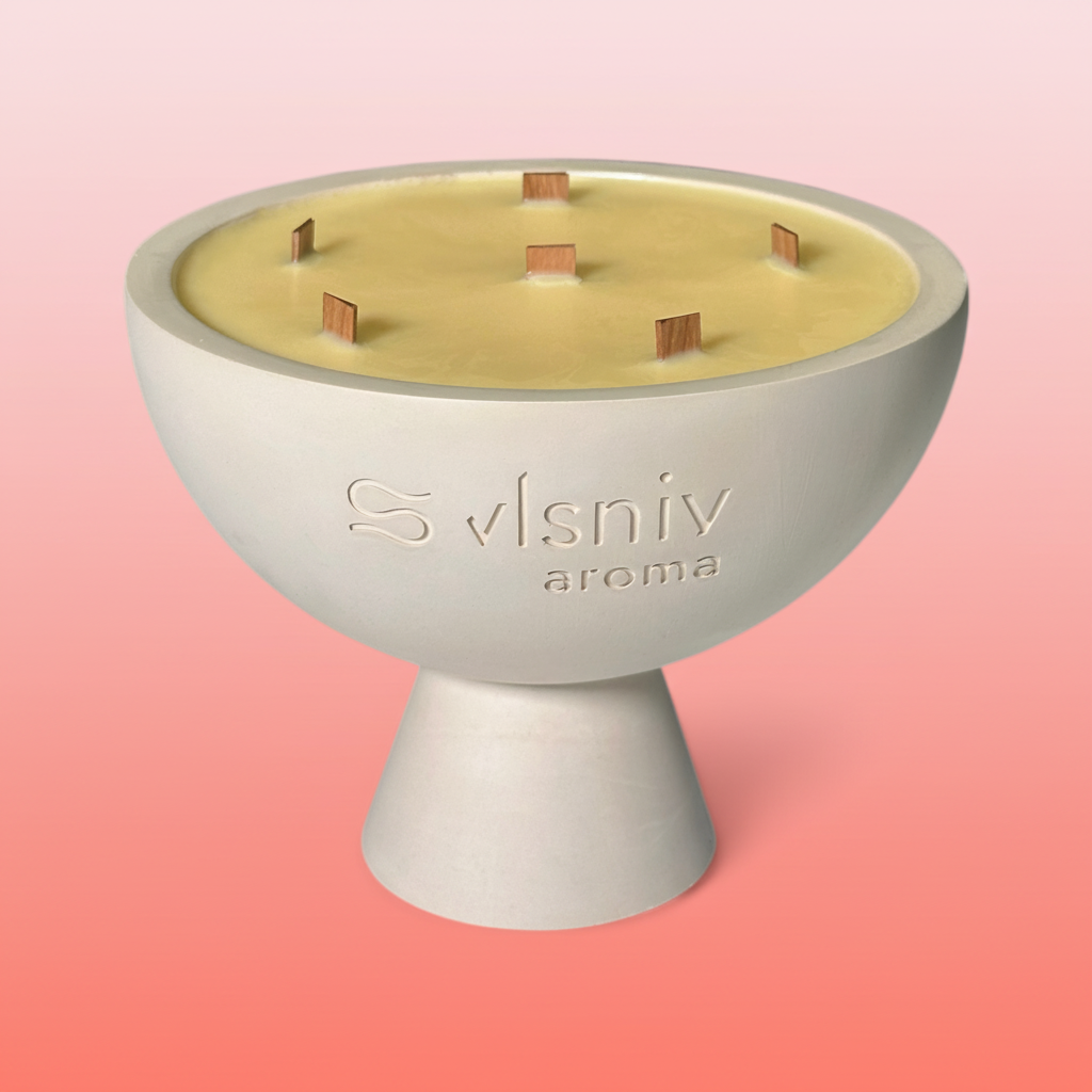 Соєва свічка «Situationship» чаша, 520 г — вишня, червоне вино та амбра