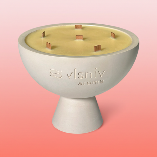 Соєва свічка «Situationship» чаша, 520 г — вишня, червоне вино та амбра